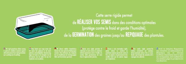 Accessoires pour semer - Serre Rigide - MEDIA_PACKAGING_VERSO